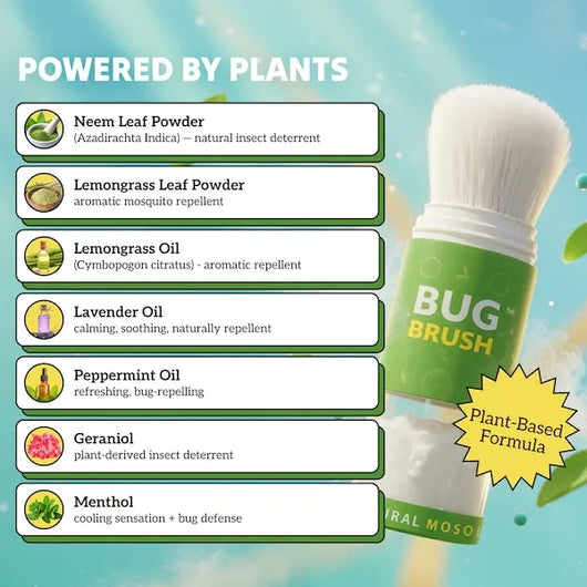 Bug Brush Natural DEET-Free Mosquito Repellent